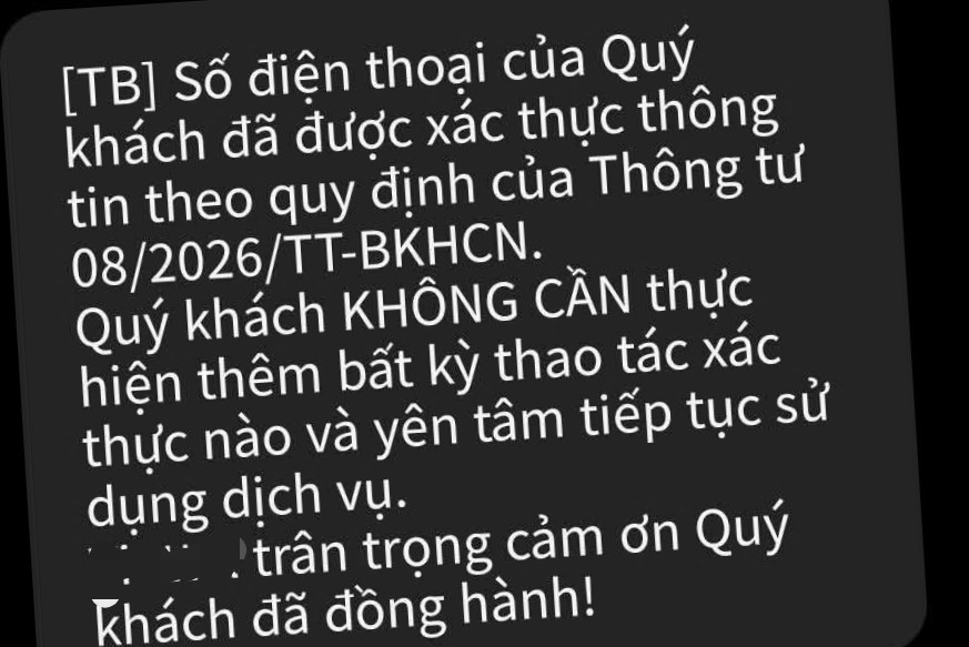 SĐT đã chuẩn hóa thông tin với nhà mạng có cần xác nhận thêm trên VNeID? - 1