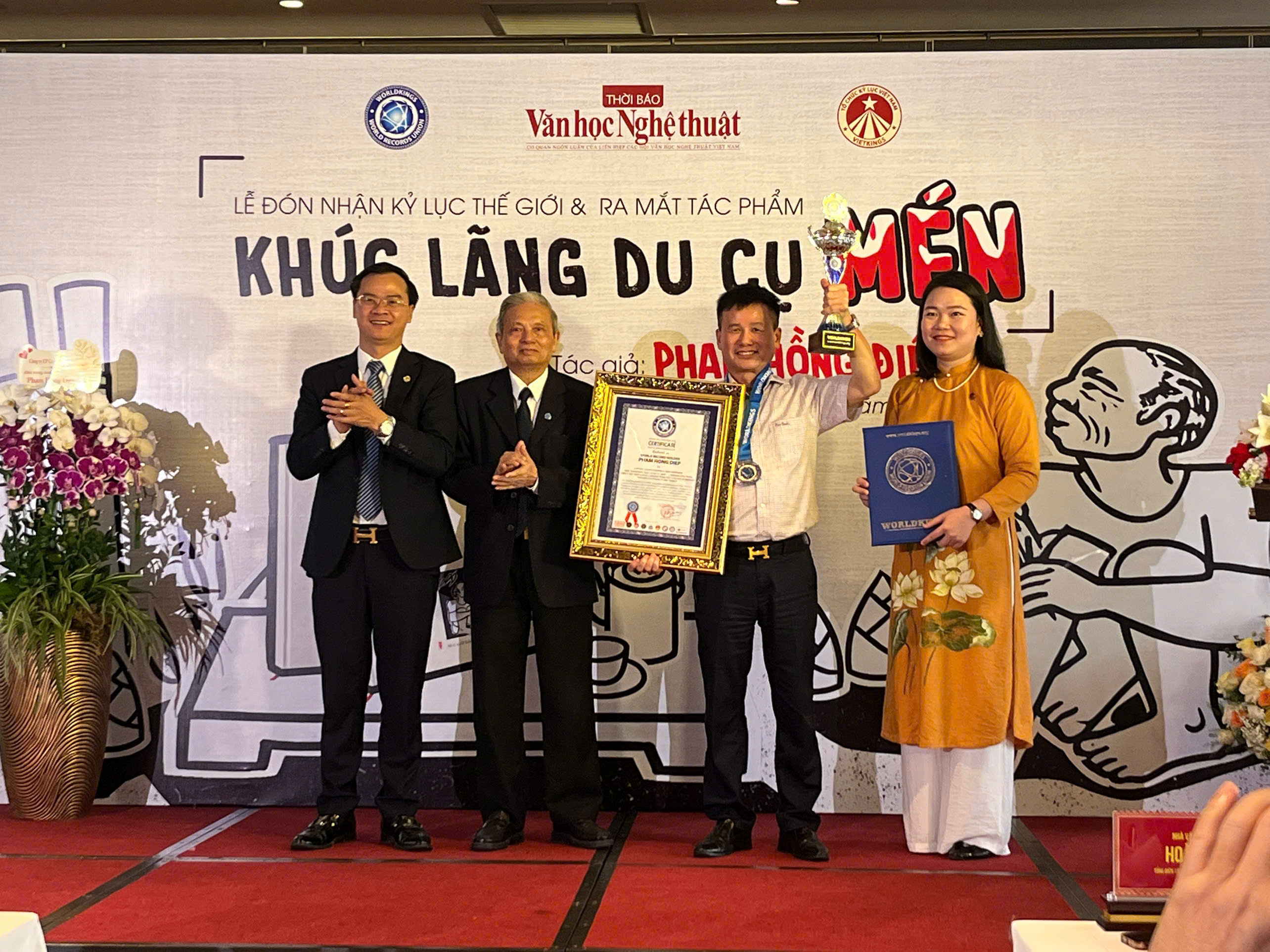 Doanh nhân Phạm Hồng Điệp tiếp tục đón nhận kỷ lục Việt Nam và thế giới về sáng tác văn học nghệ thuật - 4