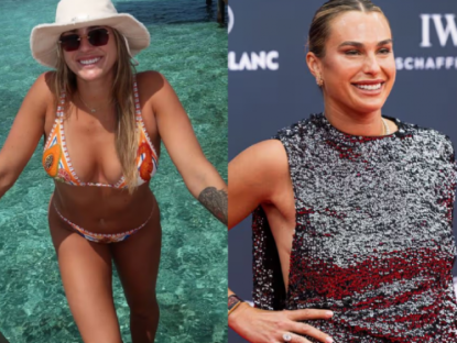 Thể thao - Tay vợt nữ số 1 Sabalenka bị phát hiện "thả rông vòng 1" khi nhận giải danh giá