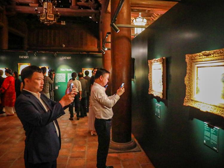 Triển lãm quy mô lớn đầu tiên về hội họa vua Hàm Nghi tại Thủ đô