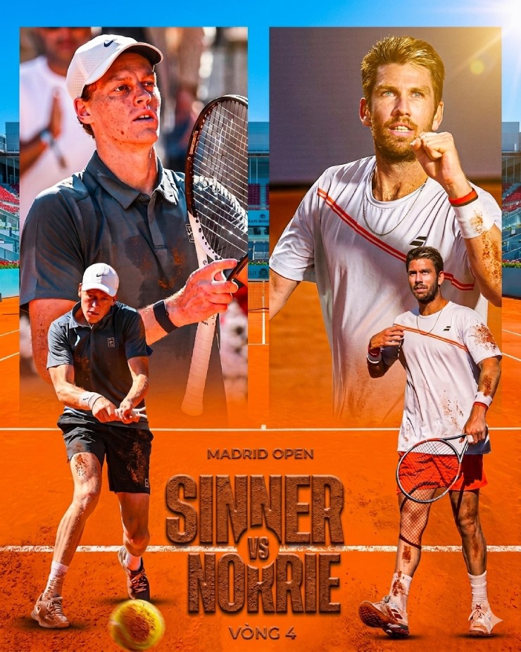 Tennis đỉnh cao Madrid Open: Sinner - Zverev gặp thách thức, Tsitsipas đấu Ruud - 1