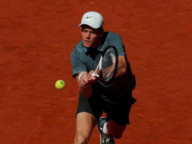 Video tennis Sinner - Norrie: Áp đảo set 1 (Madrid Open)