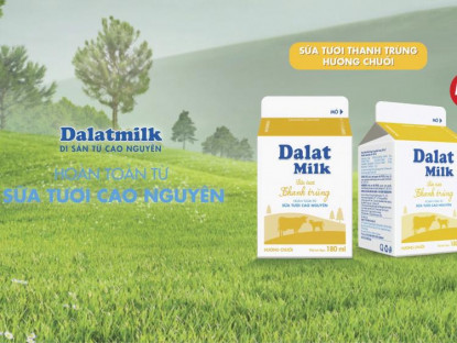 Nhịp cầu doanh nghiệp - Dalatmilk ra mắt “Sữa Tươi Thanh Trùng Hương Chuối” - kết hợp hoàn toàn từ sữa tươi cao nguyên và hương chuối tự nhiên