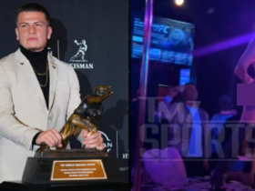 Cầu thủ tìm kiếm vận may ở hộp đêm, ném tiền 