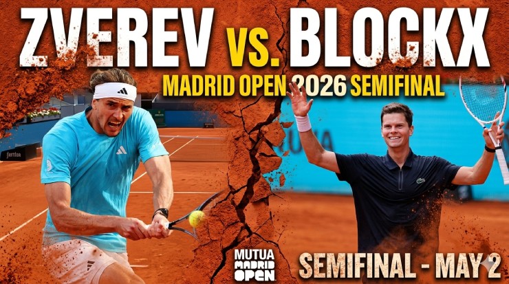 Tennis đỉnh cao Madrid Open: Sinner đấu "cơn lốc" Fils, Zverev gặp "kẻ phá bĩnh" Blockx - 2
