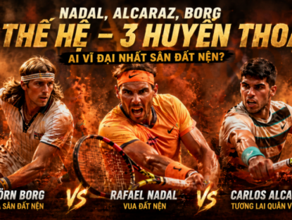 Thể thao - Nadal, Alcaraz, Borg 3 thế hệ và 3 huyền thoại: Ai vĩ đại nhất sân đất nện?