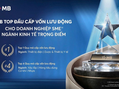 Thông tin doanh nghiệp - MB – Ngân hàng top đầu Cấp vốn lưu động cho doanh nghiệp SME thuộc ngành kinh tế trọng điểm