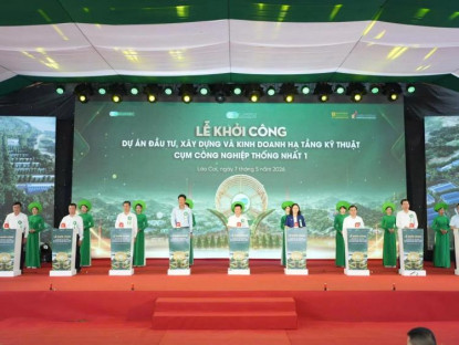 SHINEC khởi công Cụm công nghiệp Thống Nhất 1: Kiến tạo hệ sinh thái công nghiệp xanh tại Lào Cai