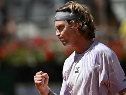 Thể thao - Tennis đỉnh cao Rome Open: Rublev thắng nhàn, Medvedev đi tiếp vì đối thủ bỏ cuộc