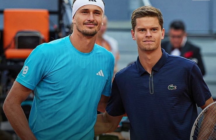 Tennis đỉnh cao Rome Open: Zverev gặp hiểm họa, “truyền nhân Nadal” so tài Arnaldi - 1
