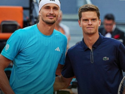 Thể thao - Tennis đỉnh cao Rome Open: Zverev gặp hiểm họa, “truyền nhân Nadal” so tài Arnaldi