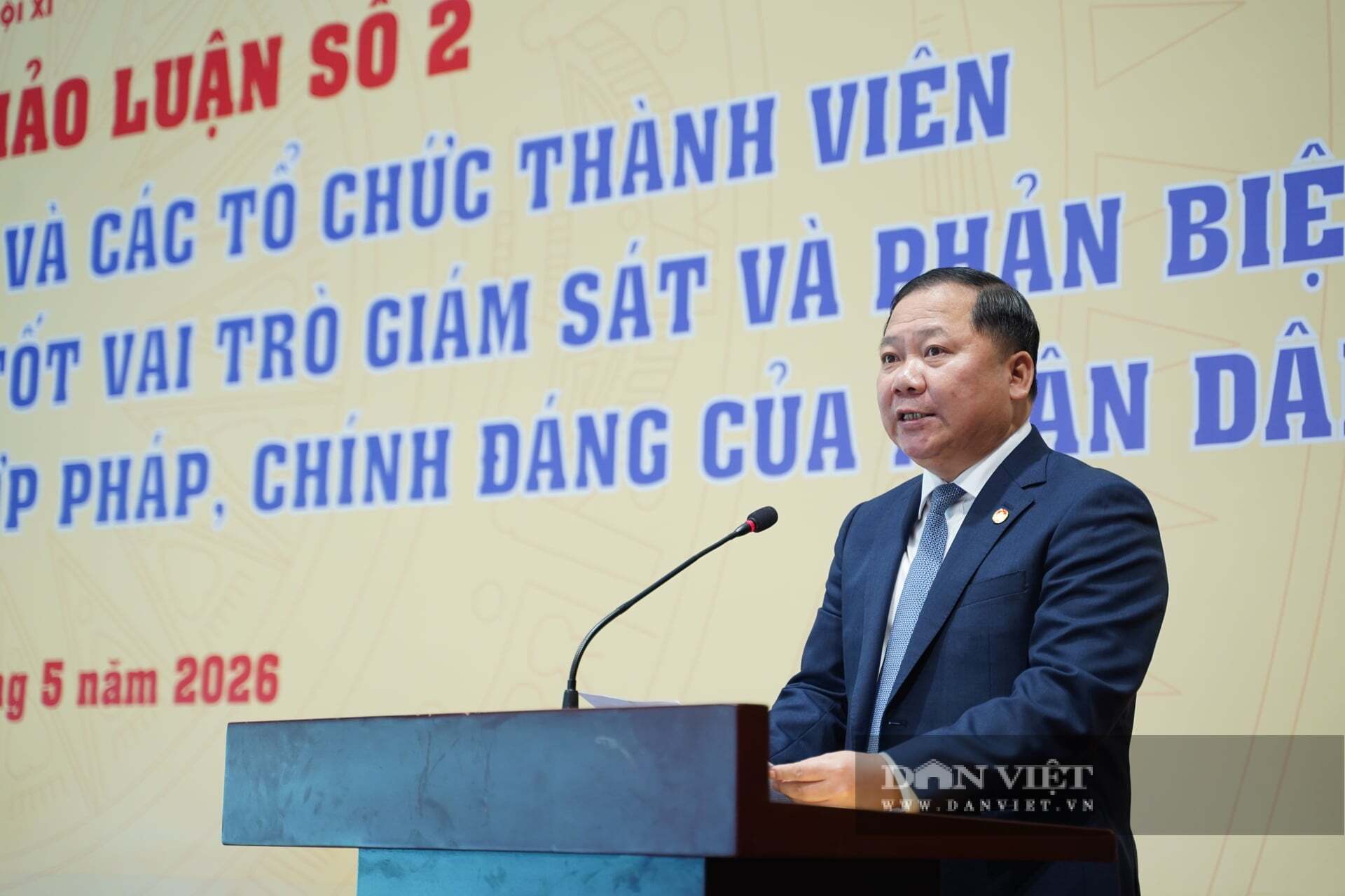 Đại biểu dự Đại hội MTTQ Việt Nam đề xuất xây dựng luật về giám sát và phản biện xã hội - 1