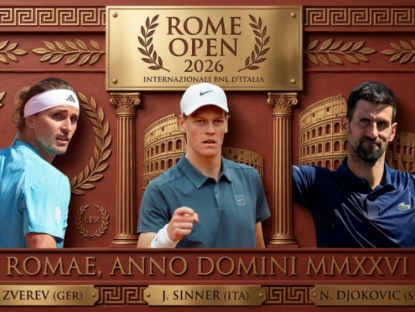 Thể thao - Lịch thi đấu tennis đơn nam Rome Open 2026 mới nhất