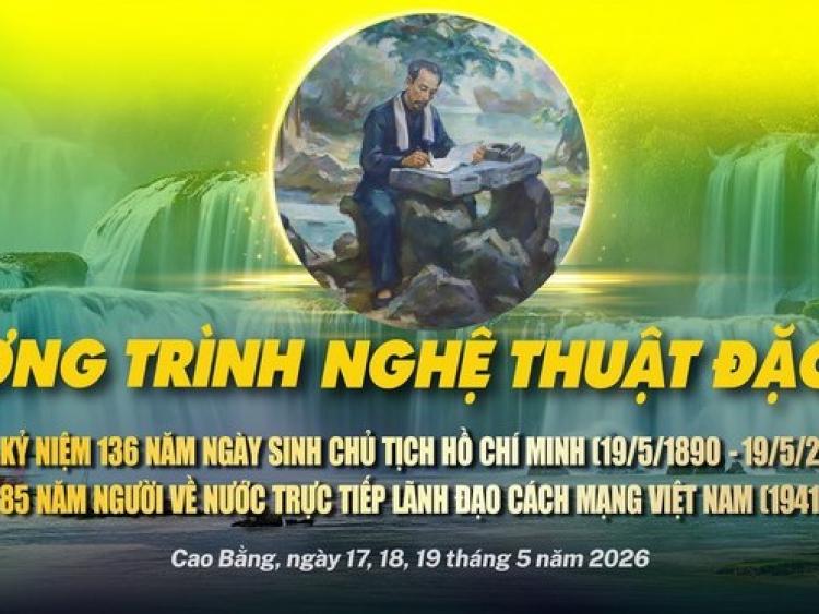 Chương trình nghệ thuật đặc biệt ca ngợi Chủ tịch Hồ Chí Minh