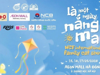 Thông tin doanh nghiệp - WCF International Family Cat Show 2026 chính thức diễn ra tại AEON MALL Hà Đông