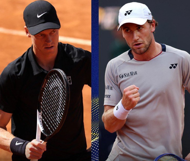 Chung kết tennis đỉnh cao Rome Open: Sinner trước thời cơ lịch sử, Ruud quyết phá dớp - 1