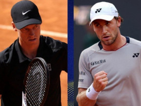Chung kết tennis đỉnh cao Rome Open: Sinner trước thời cơ lịch sử, Ruud quyết phá dớp