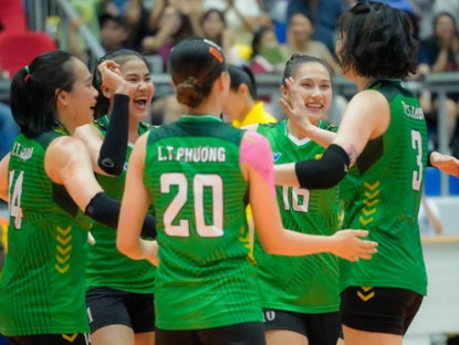 Thể thao - Đỉnh cao bóng chuyền Việt Nam: VTV Bình Điền Long An ngược dòng, đoạt vé bán kết