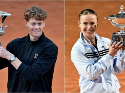 Thể thao - Sinner - Svitolina "cặp đôi hoàn hảo" ở Rome Open: Càng áp lực càng thăng hoa