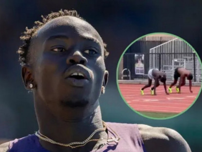 Thể thao - "Usain Bolt mới" &amp; nhà vô địch Olympic đua tốc độ, chấn động điền kinh thế giới