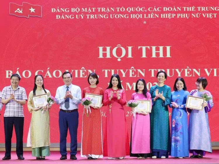 Đảng ủy TƯ Hội LHPN Việt Nam: Hội thi Báo cáo viên, Tuyên truyền viên giỏi năm 2026