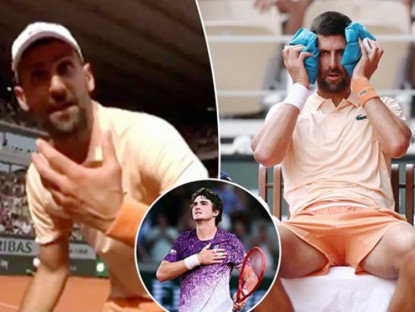 Thể thao - Djokovic vỡ mộng Grand Slam thứ 25, nổi cáu với người quay phim vì "kiệt quệ"