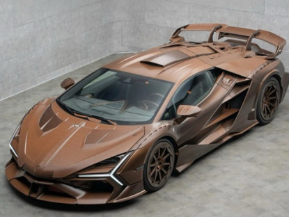 Giao thông - Lamborghini Revuelto màu độc bản ngầu hơn trong gói nâng cấp Mansory