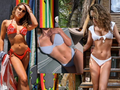 Thể thao - "Nữ thần vàng UFC" Palmer diện bikini, khoe vẻ nóng bỏng dưới ánh mặt trời