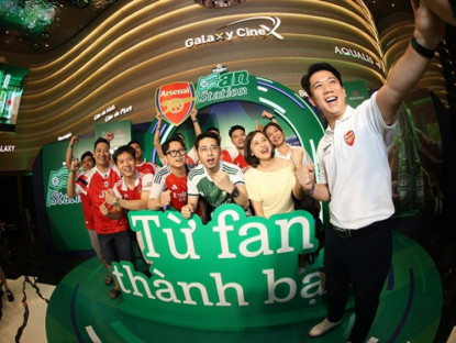 Thông tin doanh nghiệp - Heineken FanStation bùng nổ kết nối trong đêm PSG giữ ngôi vương trước Arsenal