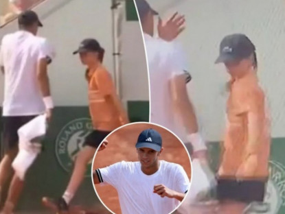 Thể thao - "Truyền nhân Nadal" bị nghi xô đẩy cô bé nhặt bóng, thái độ khó coi ở Roland Garros
