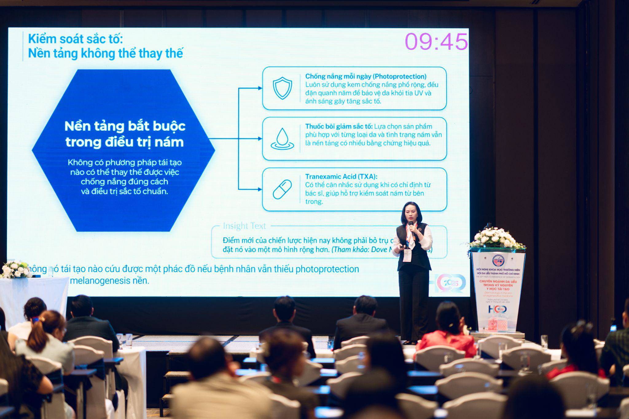 Chiến lược đa phương thức trong điều trị nám được chia sẻ tại Hội nghị Da liễu TP.HCM 2026 - 1