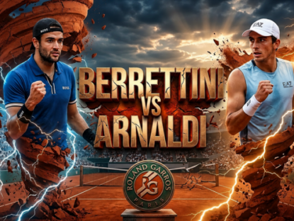 Thể thao - Tennis đỉnh cao Roland Garros: Berrettini - Arnaldi đấu trận lịch sử, Cobolli quyết hạ Aliassime