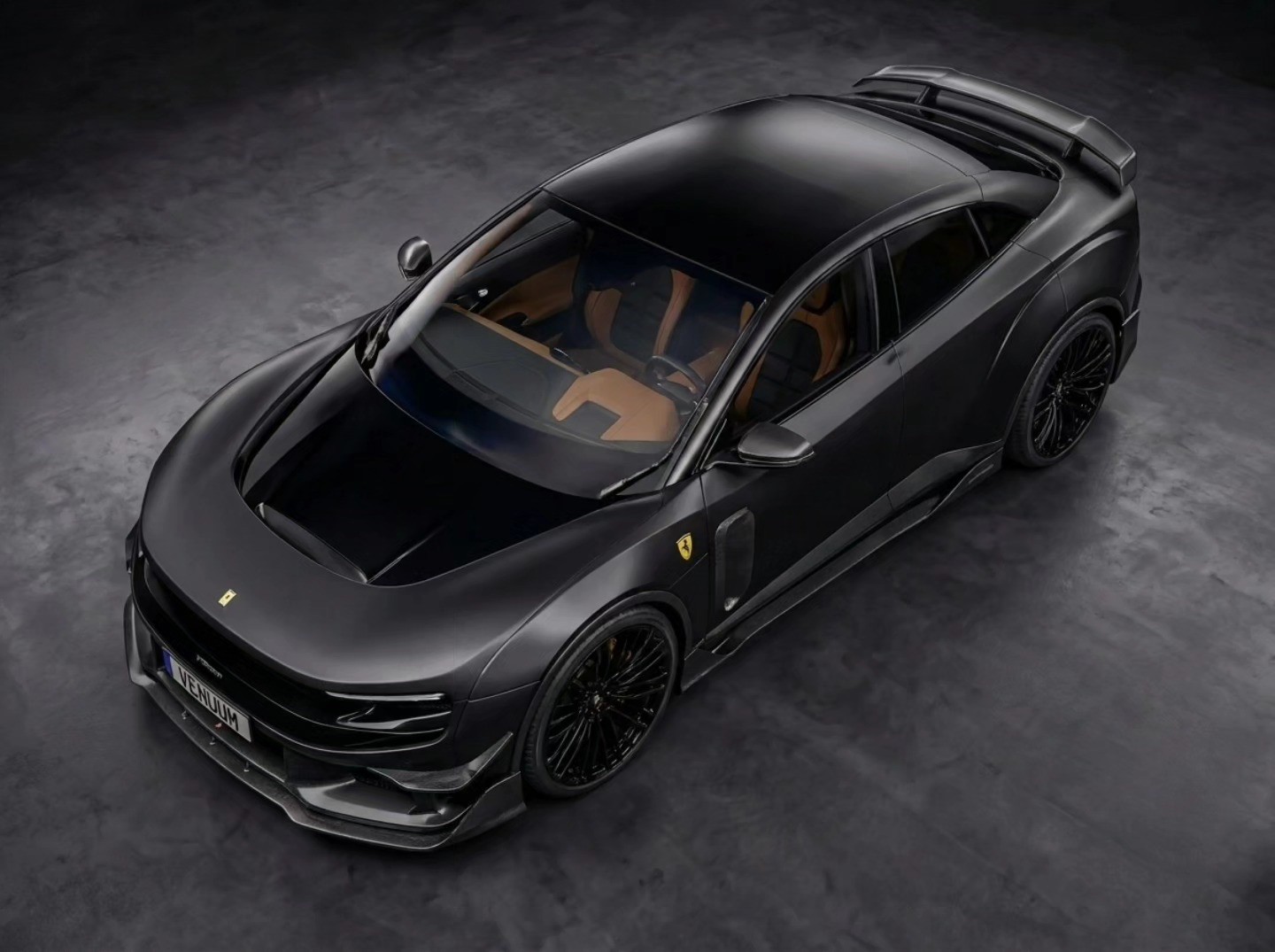 Vừa ra mắt siêu xe điện Ferrari Luce đã có bản độ hầm hố - 4