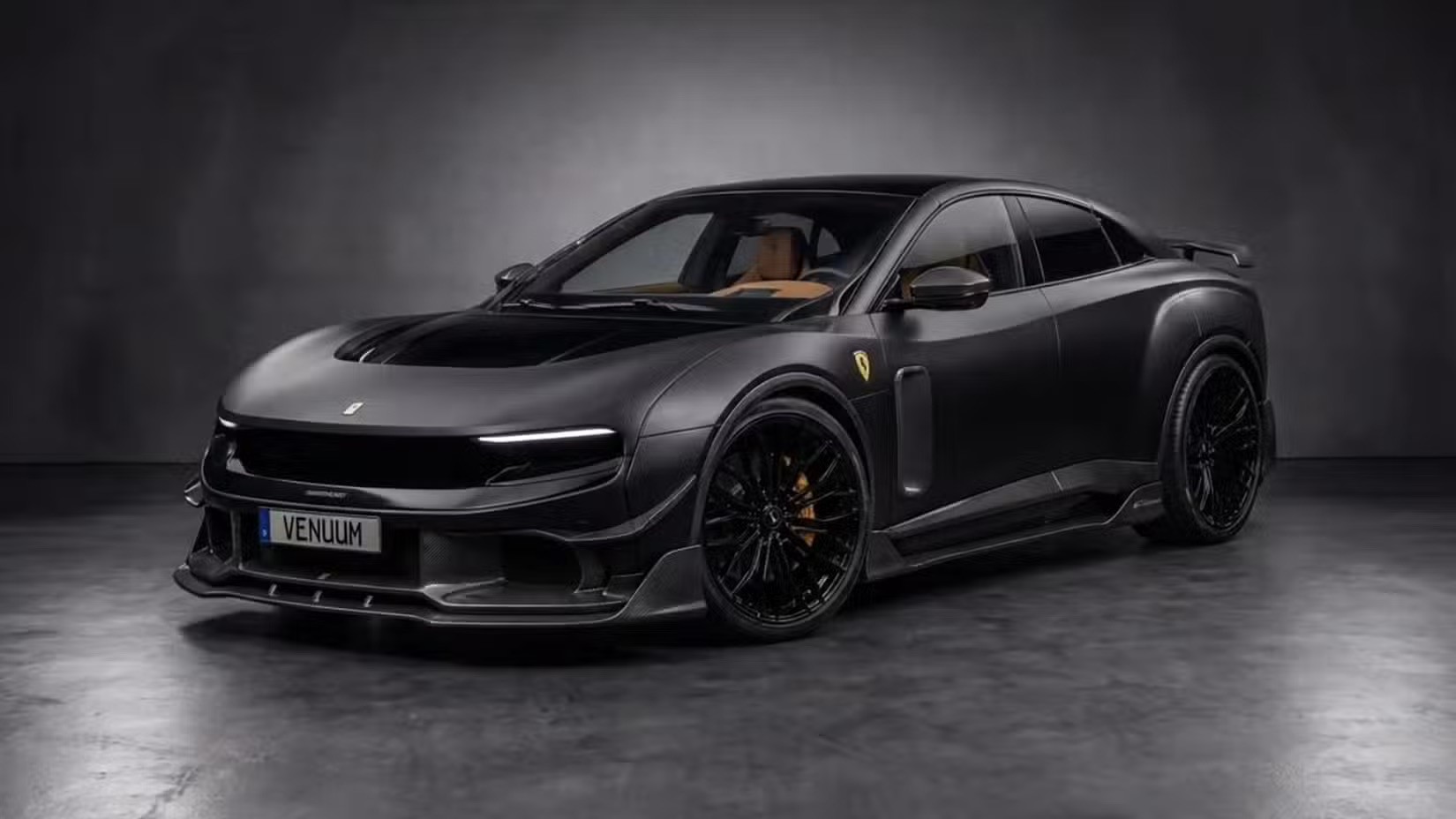 Vừa ra mắt siêu xe điện Ferrari Luce đã có bản độ hầm hố - 1