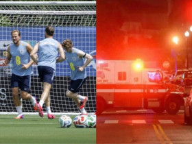 Xả súng nghiêm trọng gần đại bản doanh ĐT Anh ở World Cup, 9 người bị thương