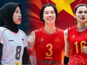 Trực tiếp bóng chuyền ĐT nữ Việt Nam - Indonesia: Sức mạnh khó cản (AVC Nations Cup)
