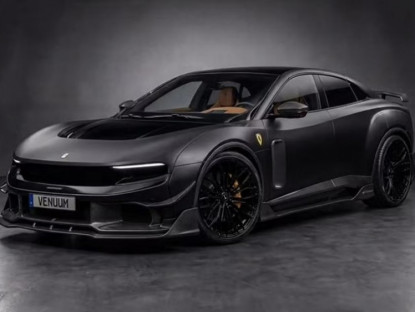 Giao thông - Vừa ra mắt siêu xe điện Ferrari Luce đã có bản độ hầm hố