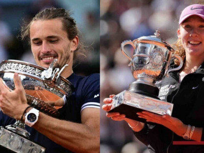 Thể thao - Zverev đe dọa vị trí của Alcaraz, Andreeva - Chwalinska bay cao (Bảng xếp hạng tennis 8/6)