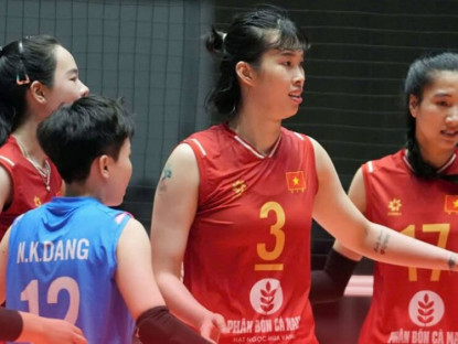 Thể thao - Video bóng chuyền nữ Việt Nam - Indonesia: Gay cấn 5 set, 2 cú đập quyết định (AVC Nations Cup)