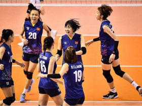 Trực tiếp bóng chuyền ĐT nữ Việt Nam - Hàn Quốc: Set 1 thuộc về Hàn Quốc (AVC Nations Cup)