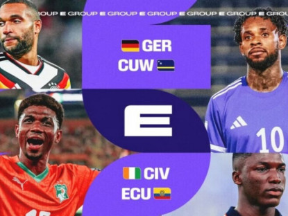 Thể thao - Bảng xếp hạng bảng E World Cup 2026: Đức đua "nghẹt thở" Curaçao, Bờ Biển Ngà, Ecuador