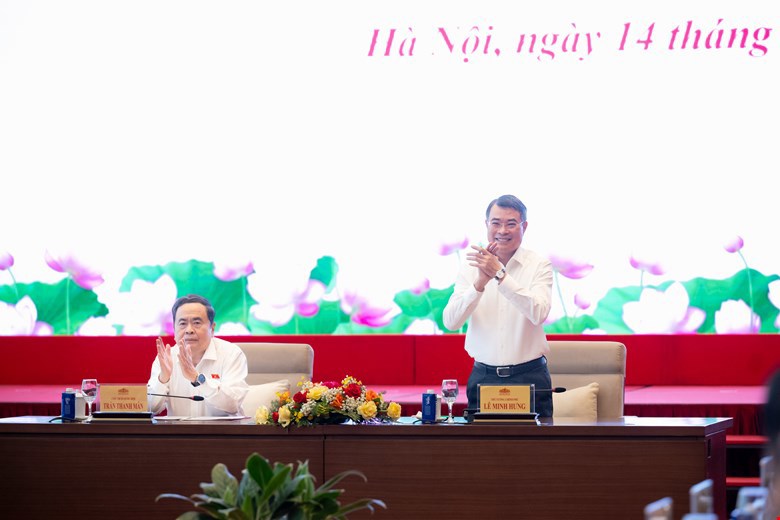 Chủ tịch Quốc hội và Thủ tướng Chính phủ gặp mặt Lãnh đạo các cơ quan báo chí - 4
