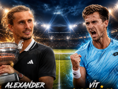 Thể thao - Tennis đỉnh cao ATP 500: Zverev thị uy sức mạnh, Fonseca và Medvedev "khó thở"