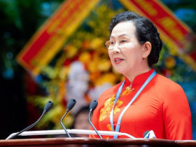 Bà Lê Thị Thủy tái đắc cử Chủ tịch Hội Liên hiệp Phụ nữ Việt Nam