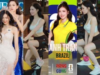 Thể thao - Hoa khôi đam mê thể thao, "cháy hết mình" cùng Brazil ở World Cup