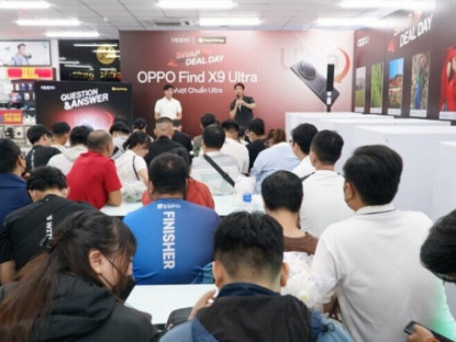 Thông tin doanh nghiệp - Tín đồ công nghệ đồng loạt đổ bộ Thế Giới Di Động, mang Ultra cũ đổi siêu phẩm OPPO Find X9 Ultra