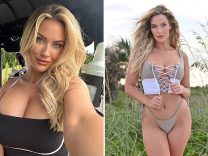 Thể thao - Kiều nữ Paige Spiranac chiếm trọn sự chú ý tại US Open, khoe trọn 3 vòng bốc lửa