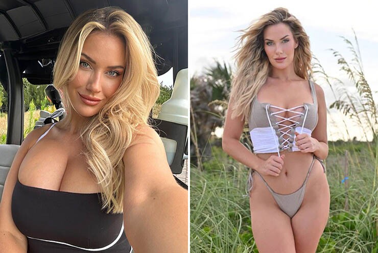 Kiều nữ Paige Spiranac chiếm trọn sự chú ý tại US Open, khoe trọn 3 vòng bốc lửa - 1