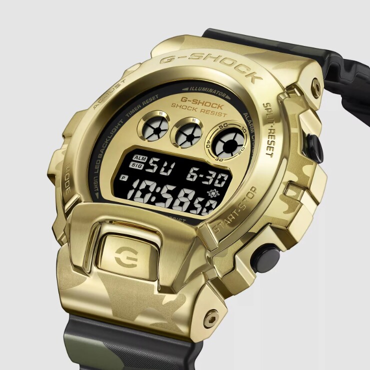 Loạt G-Shock mới của Casio gây chú ý với thiết kế ngụy trang pha sắc vàng - 5