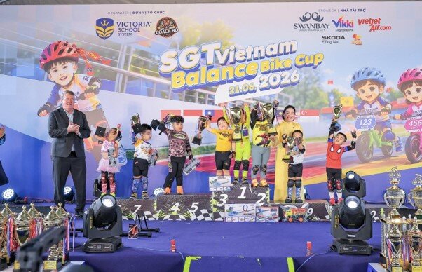 Victoria School tổ chức giải đua xe thăng bằng cho trẻ: Sân chơi rèn bản lĩnh và kết nối gia đình - 5